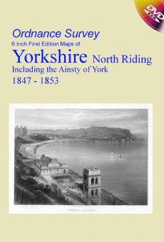Yorkshire North Riding O.S. - 6inch 1st Ed - 1847/53.